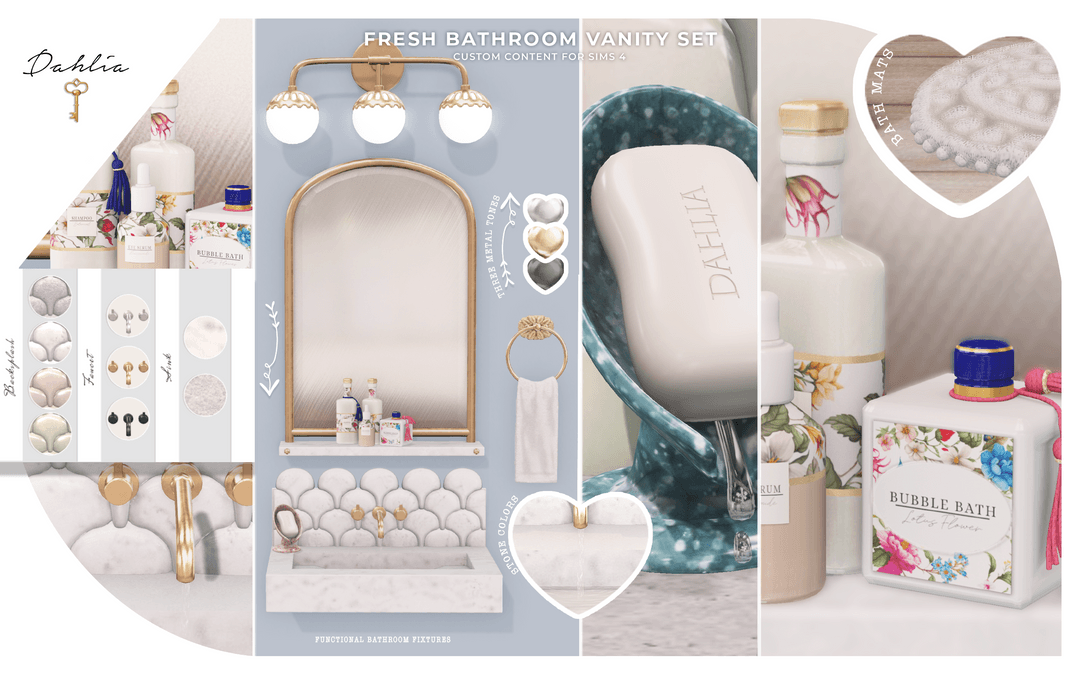Скриншот мода Набор для ванной Fresh Bathroom Vanity Set